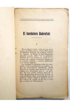 Muestra 2 de LA VIDA LITERARIA. EL BANDOLERO DUBROFSKY (Puskin) Guarner Taberner y Cía Circa 1910