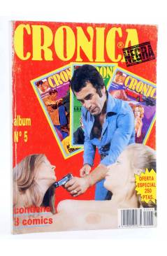 Cubierta de CRÓNICA NEGRA ALBUM Nº 5. CONTIENE 3 COMICS. Suomi 1988