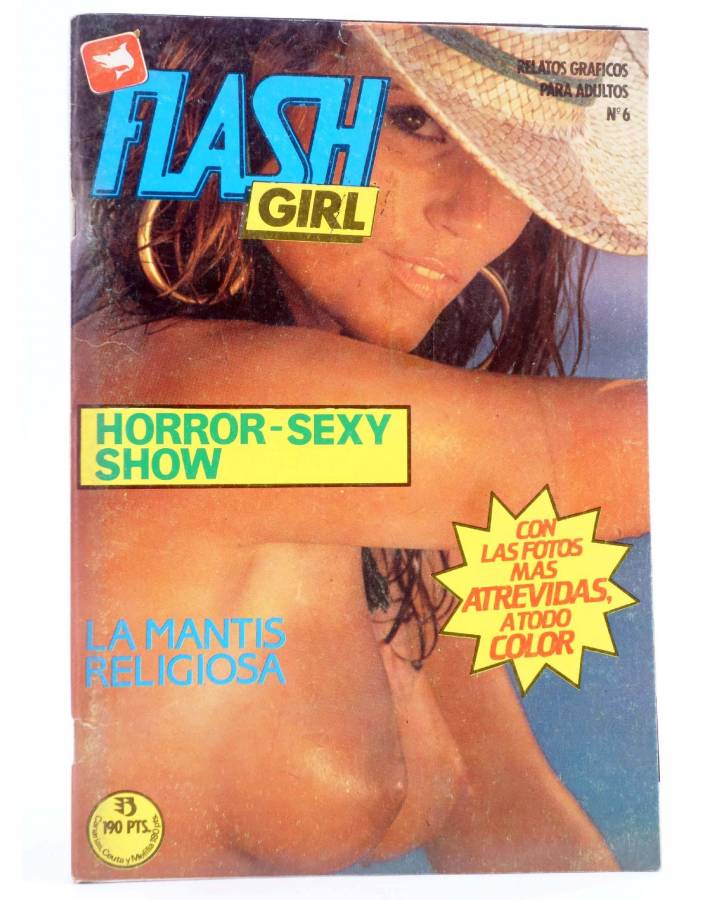 Cubierta de FLASH GIRL. RELATOS GRÁFICOS PARA ADULTOS 6. Zinco 1987