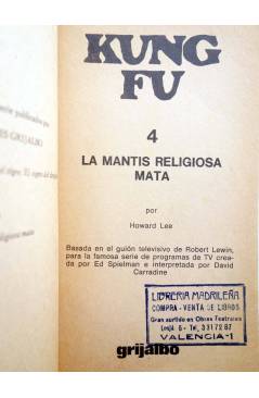 Muestra 3 de KUNG-FU 4. LA MANTIS RELIGIOSA MATA (H. Lee) Grijalbo 1974