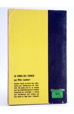 Contracubierta de AGENTE SECRETO 11. LA SENDA DEL CRIMEN (Mike Lambert) Ferma 1967