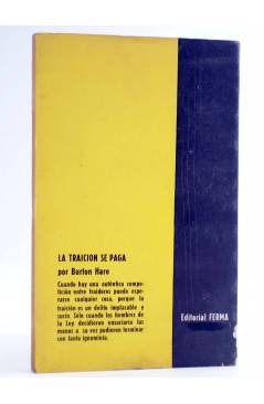 Contracubierta de AGENTE SECRETO 13. LA TRAICIÓN SE PAGA (Burton Hare) Ferma 1968