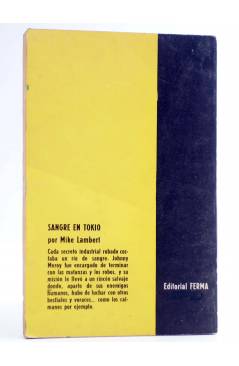Contracubierta de AGENTE SECRETO 15. SANGRE EN TOKIO (Mike Lambert) Ferma 1968
