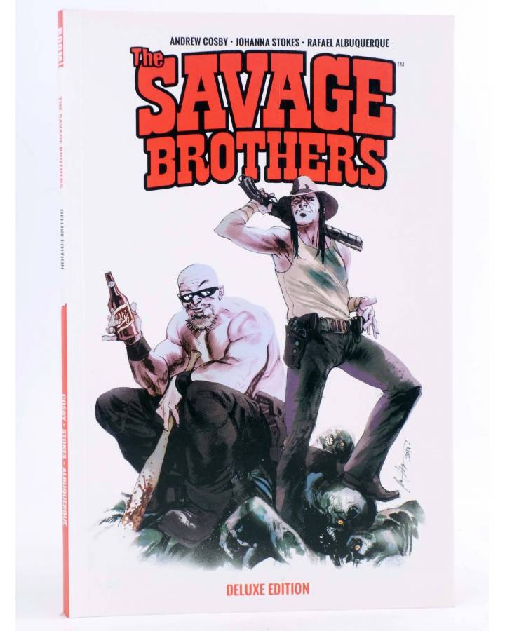Cubierta de THE SAVAGE BROTHERS TPB (Cosby / Stokes / Albuquerque) BOOM 2014. EN INGLÉS
