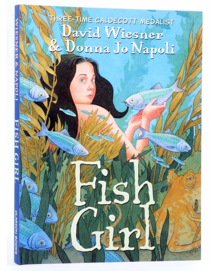 Cubierta de FISH GIRL GN (David Wiesner / Donna Jo Napoli) Clarion 2017. EN INGLÉS