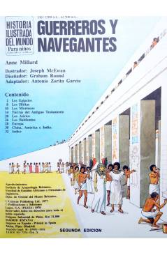 Muestra 1 de HISTORIA ILUSTRADA DEL MUNDO PARA NIÑOS 2. GUERREROS Y NAVEGANTES (Millard Anne) Plesa 1981