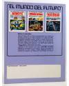 Contracubierta de EL MUNDO DEL FUTURO 2. VIAJE ESTELAR. TRANSPORTES Y TECNOLOGÍA EN EL SIGLO 21 - AZUL (Vvaa) Plesa 1980