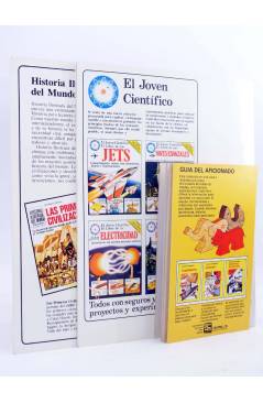 Contracubierta de PLESA LOTE DE 3. ASTRONOMÍA GUERREROS Y NAVEGANTES CARPINTERÍA (Vvaa) Plesa 1981