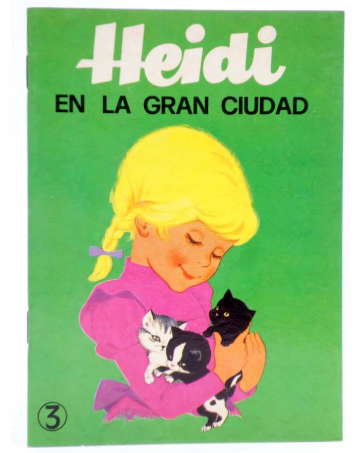 Cubierta de CUENTOS HEIDI 3. HEIDI EN LA GRAN CIUDAD. Susaeta 1976