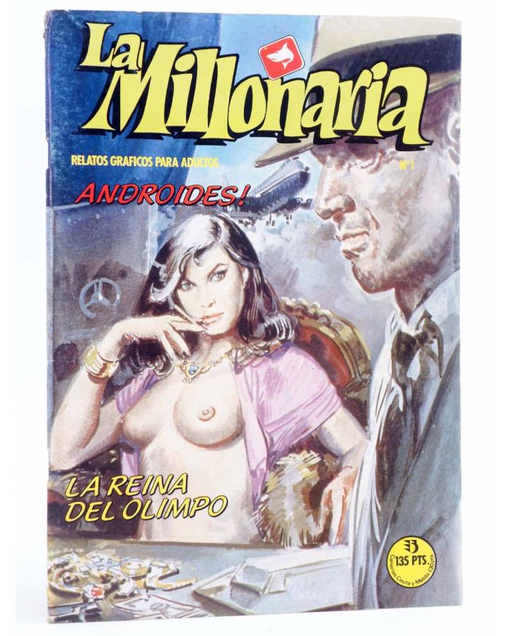 Cubierta de LA MILLONARIA. RELATOS GRÁFICOS PARA ADULTOS 1. Zinco 1988