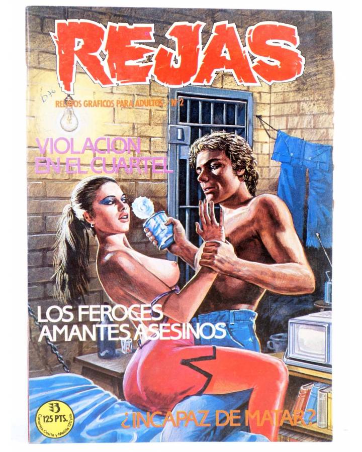 Cubierta de REJAS. RELATOS GRÁFICOS PARA ADULTOS 2. Zinco 1987