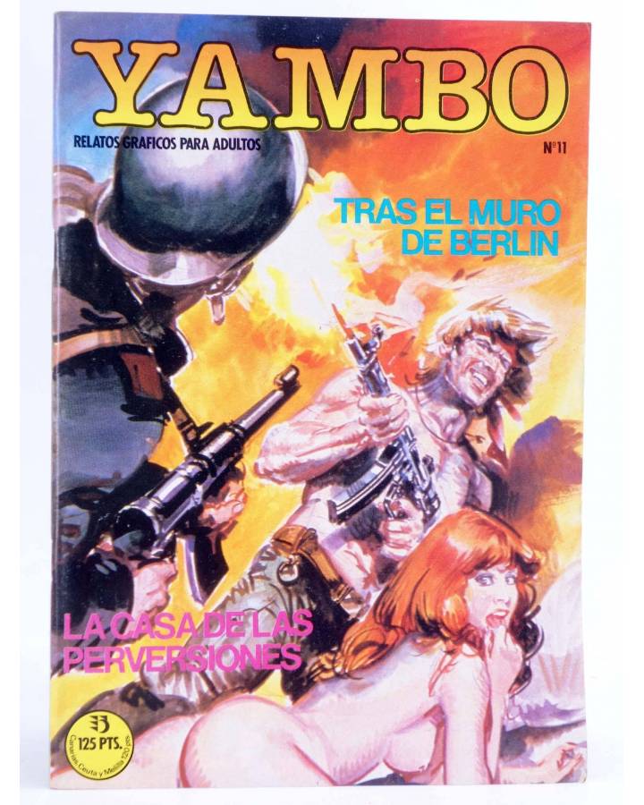 Cubierta de YAMBO. RELATOS GRÁFICOS PARA ADULTOS 11. Zinco 1987