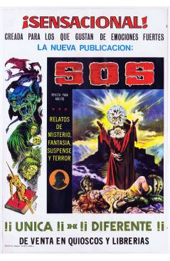 Cubierta de SOS MODELO 1. POSTER PROMOCIONAL 31x435 cm. Valenciana 1980. DE KIOSCO