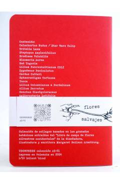Contracubierta de AZ 1. FLORES SALVAJES. COLECCIÓN DE COLLAGES (Vvaa) Udon Press 2024