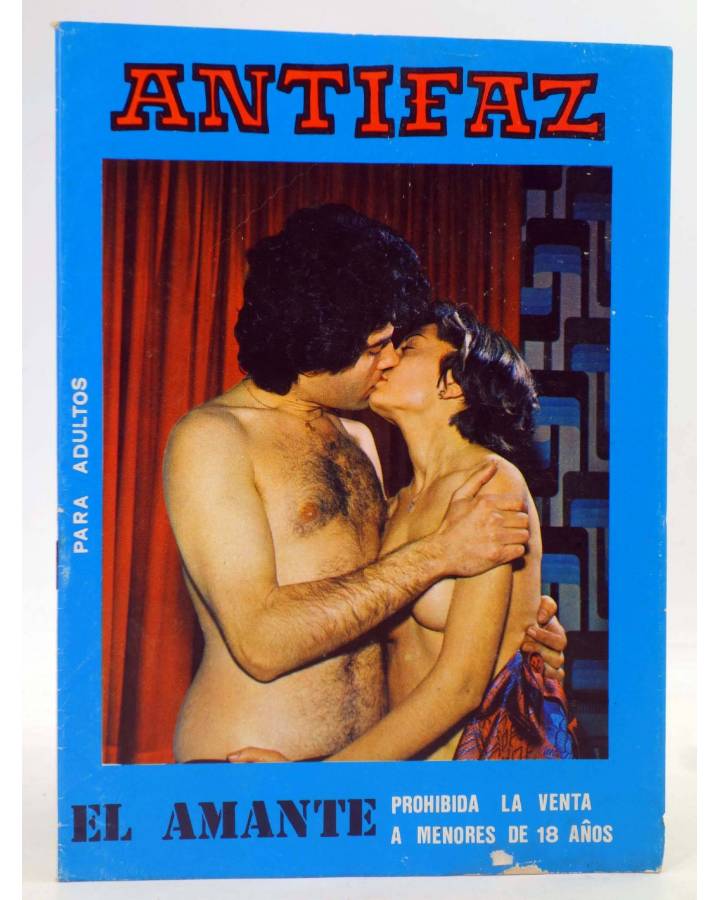 Cubierta de ANTIFAZ. PARA ADULTOS 3. EL AMANTE (M. Lagresa / Félez) Vilmar 1977. PARA ADULTOS