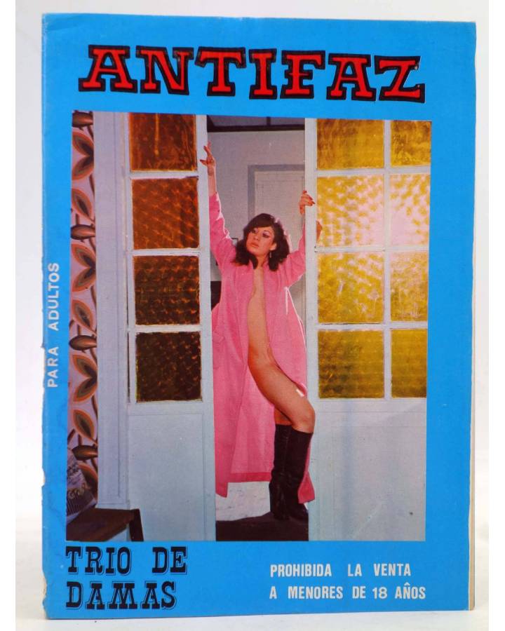 Cubierta de ANTIFAZ. PARA ADULTOS 6. TRÍO DE DAMAS (Flores-Lázaro / Félez) Vilmar 1977. PARA ADULTOS
