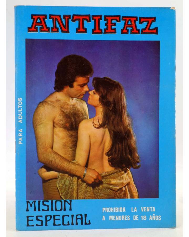 Cubierta de ANTIFAZ. PARA ADULTOS 11. MISIÓN ESPECIAL (J. Almirall / Félez) Vilmar 1977. PARA ADULTOS