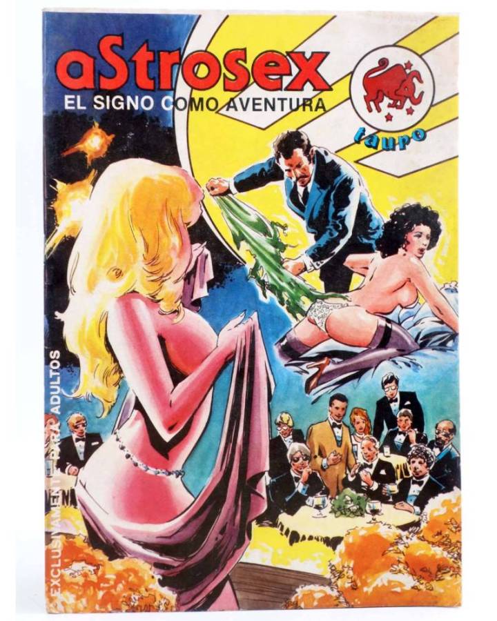 Cubierta de ASTROSEX. EL SIGNO COMO AVENTURA 4. TAURO. J. Fuentes 1984