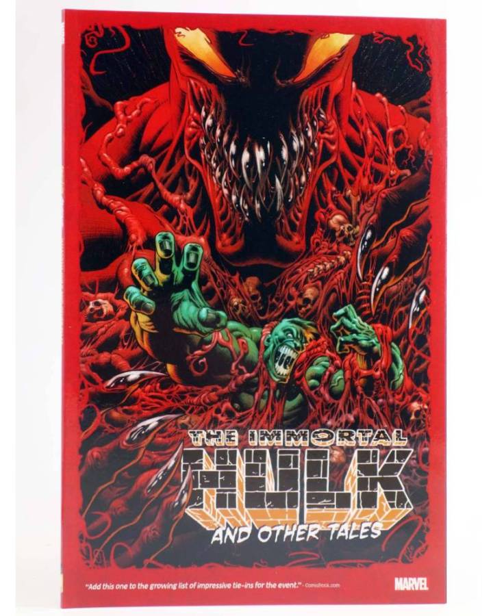 Cubierta de ABSOLUTE CARNAGE THE IMMORTAL HULK AND OTHER TALES TPB (Vvaa) Marvel 2020. EN INGLÉS