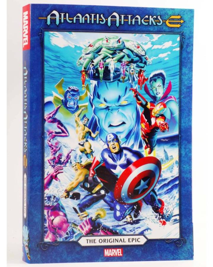 Cubierta de ATLANTIS ATTACKS THE ORIGINAL EPIC TPB (Vvaa) Marvel 2021. EN INGLÉS