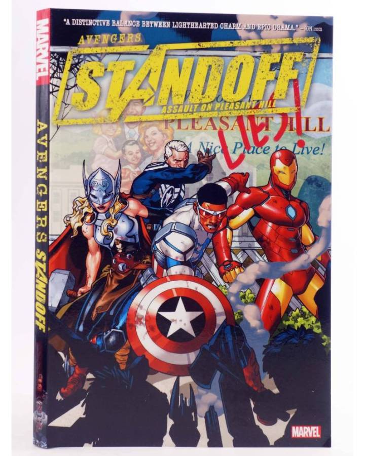 Cubierta de AVENGERS STANDOFF TPB (Nick Spencer) Marvel 2017. EN INGLÉS