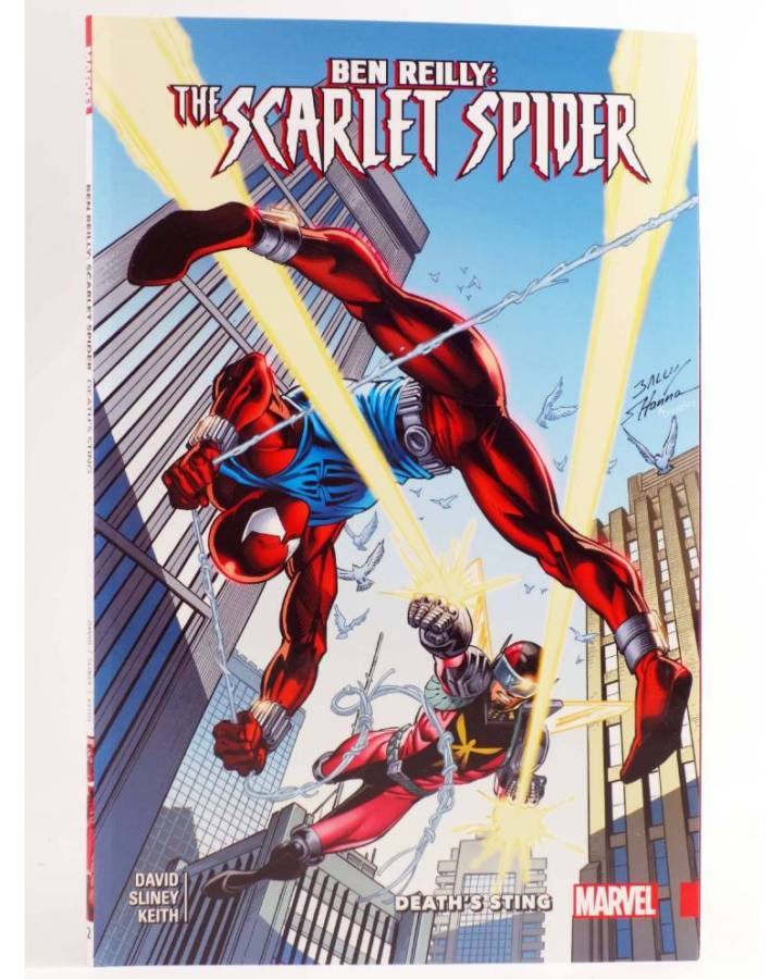 Cubierta de BEN REILLY SCARLET SPIDER 2. DEATH'S STING TPB (Peter David / Will Sliney) Marvel 2018. EN INGLÉS