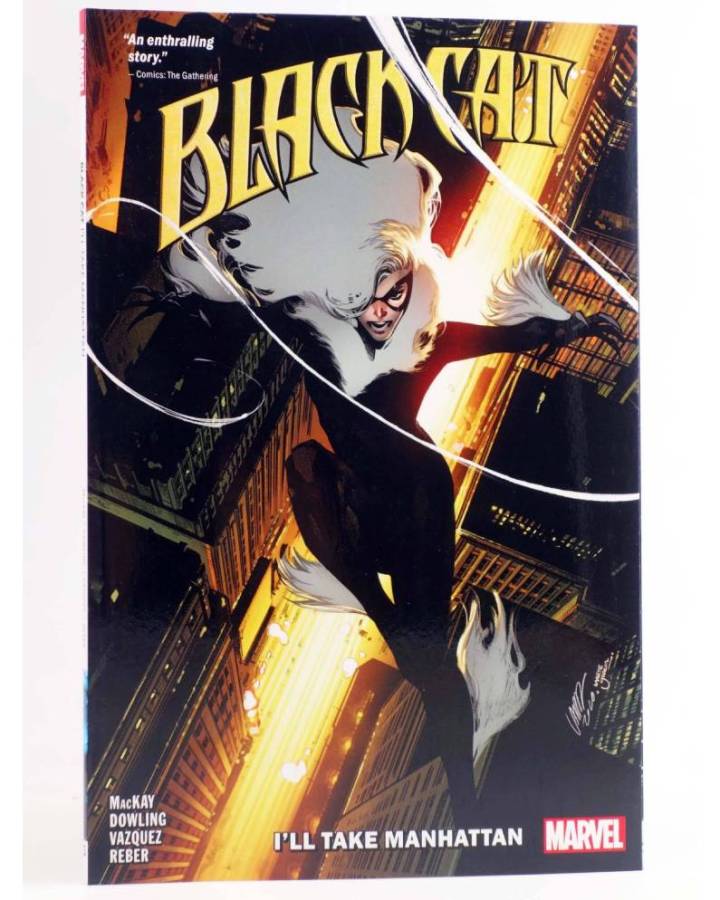 Cubierta de BLACK CAT 5. I'LL TAKE MANHATTAN TPB (Jed Mackay / Michael Dowling / Joey Vazquez) Marvel 2021. EN INGLÉS