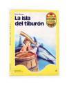 Cubierta de DETECTILIBRO JUVENIL 4. LA ISLA DEL TIBURÓN (Enzo Russo) Ediciones Recreativas 1980