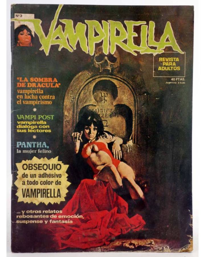 Cubierta de VAMPIRELLA 3 (Vvaa) Garbo 1975