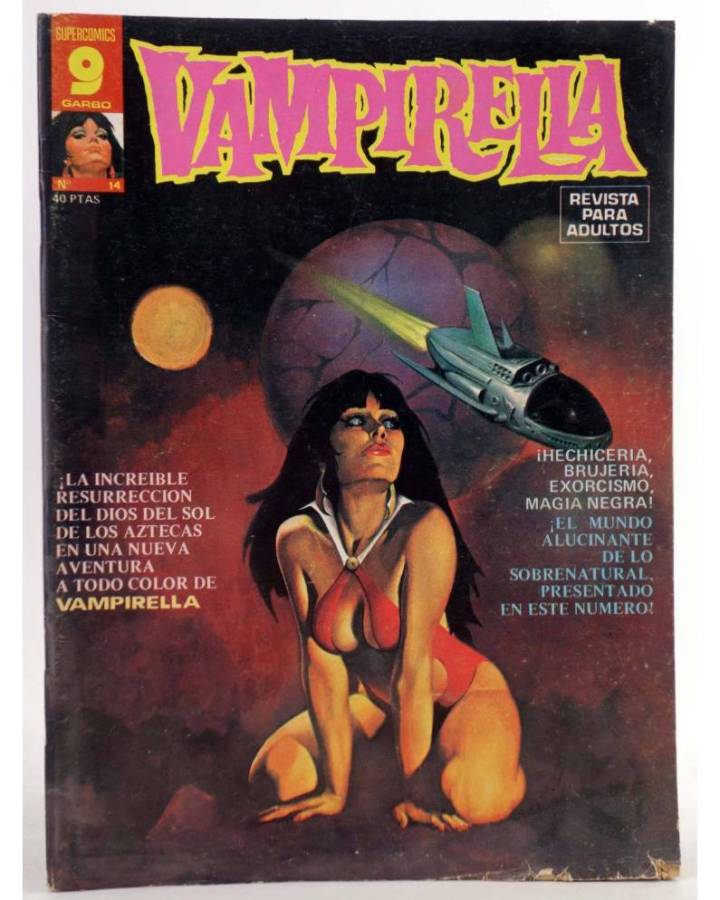 Cubierta de VAMPIRELLA 14 (Vvaa) Garbo 1976