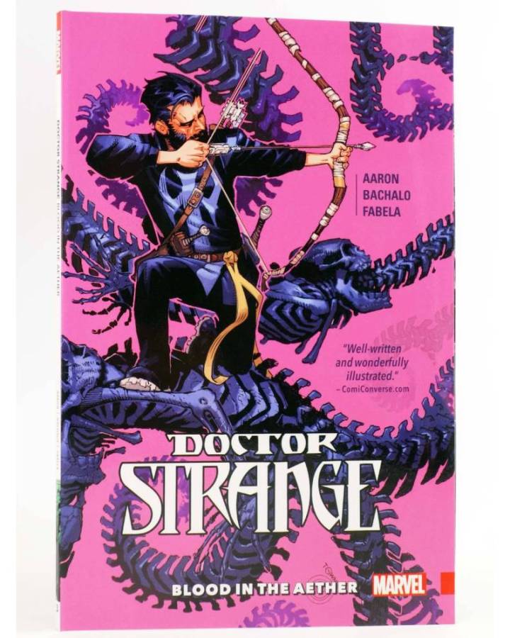 Cubierta de DOCTOR STRANGE BY JASON AARON DENNIS HOPELESS AND JOHN BARBER 3. BLOOD IN THE AETHER TPB (Jason Aaron / Chri