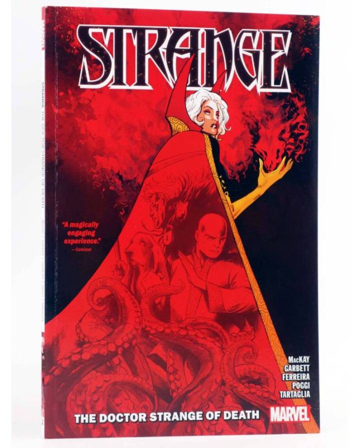 Cubierta de STRANGE 2. THE DOCTOR STRANGE OF DEATH TPB (Jed Mackay / Lee Garbett) Marvel 2023. EN INGLÉS