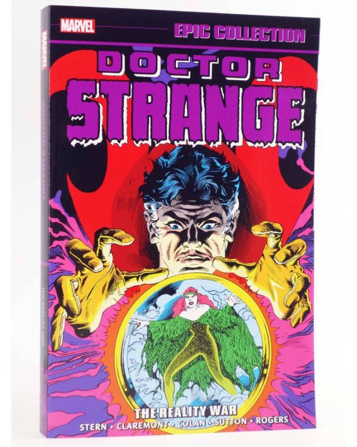 Cubierta de DOCTOR STRANGE EPIC COLLECTION 5. THE REALITY WAR TPB (Roger Stern / Chris Claremont) Marvel 2022. EN INGLÉS