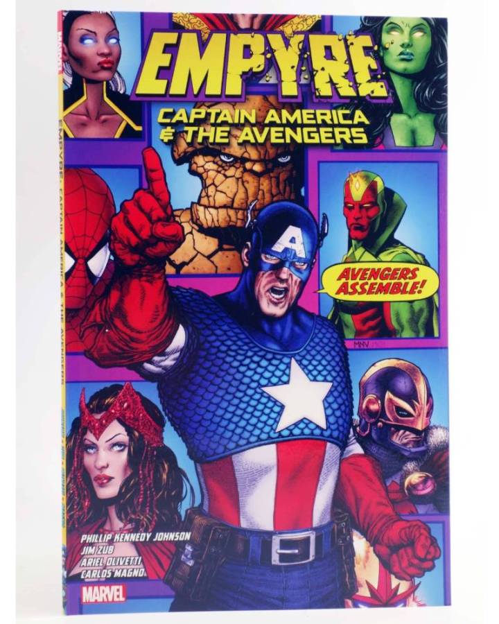 Cubierta de EMPYRE CAPTAIN AMERICA AND THE AVENGERS TPB (Phillip Kennedy Johnson / Jim Zub / Ariel Olivetti / Carlos Mag