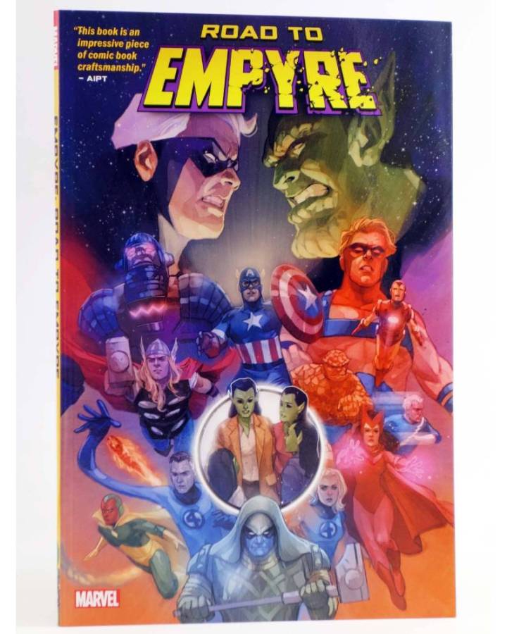 Cubierta de EMPYRE ROAD TO EMPYRE TPB (Vvaa) Marvel 2020. EN INGLÉS