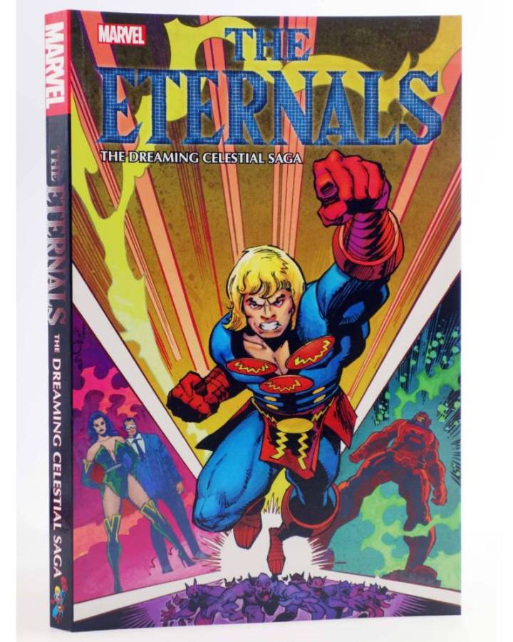 Cubierta de THE ETERNALS THE DREAMING CELESTIAL SAGA TPB (Walter Simonson / Peter B. Gillis / Sal Buscema) Marvel 2020. 