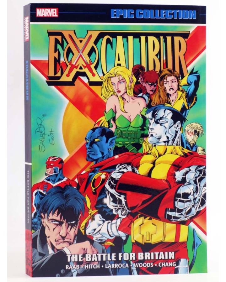 Cubierta de EXCALIBUR EPIC COLLECTION 8. THE BATTLE FOR BRITAIN TPB (Vvaa) Marvel 2022. EN INGLÉS