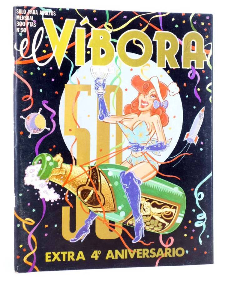 Cubierta de EL VIBORA 50. EXTRA 4 ANIVERSARIO (Vvaa) La Cúpula 1984