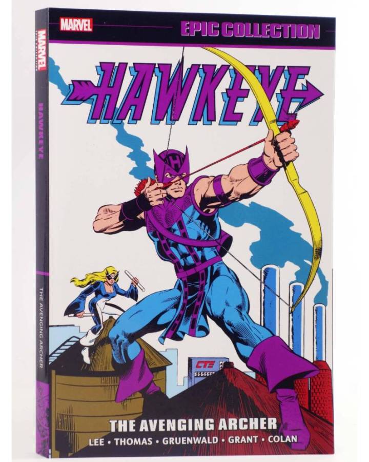 Cubierta de HAWKEYE EPIC COLLECTION THE AVENGING ARCHER TPB (Steven Grant / Mark Gruenwald) Marvel 2021. EN INGLÉS