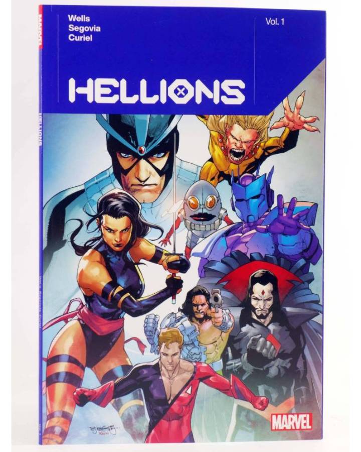 Cubierta de HELLIONS 1. TPB (Zeb Wells / Stephen Segovia) Marvel 2020. EN INGLÉS