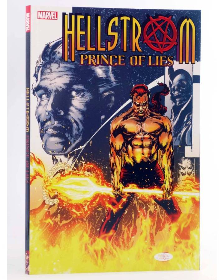 Cubierta de HELLSTROM PRINCE OF LIES TPB (Rafael Nieves / Michael Bair) Marvel 2020. EN INGLÉS