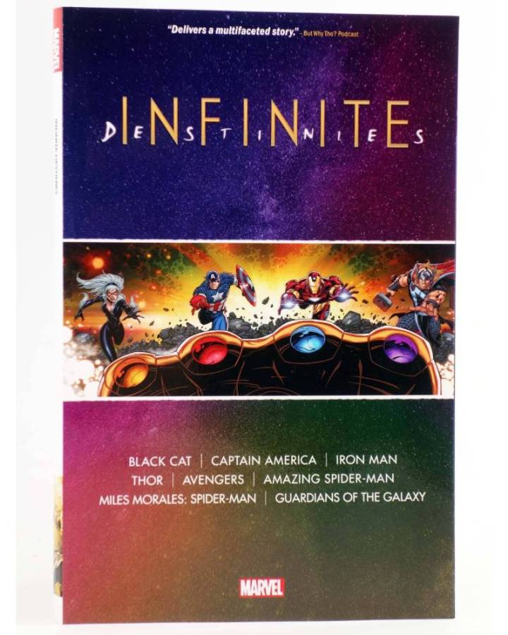 Cubierta de INFINITE DESTINIES TPB (Vvaa) Marvel 2021. EN INGLÉS