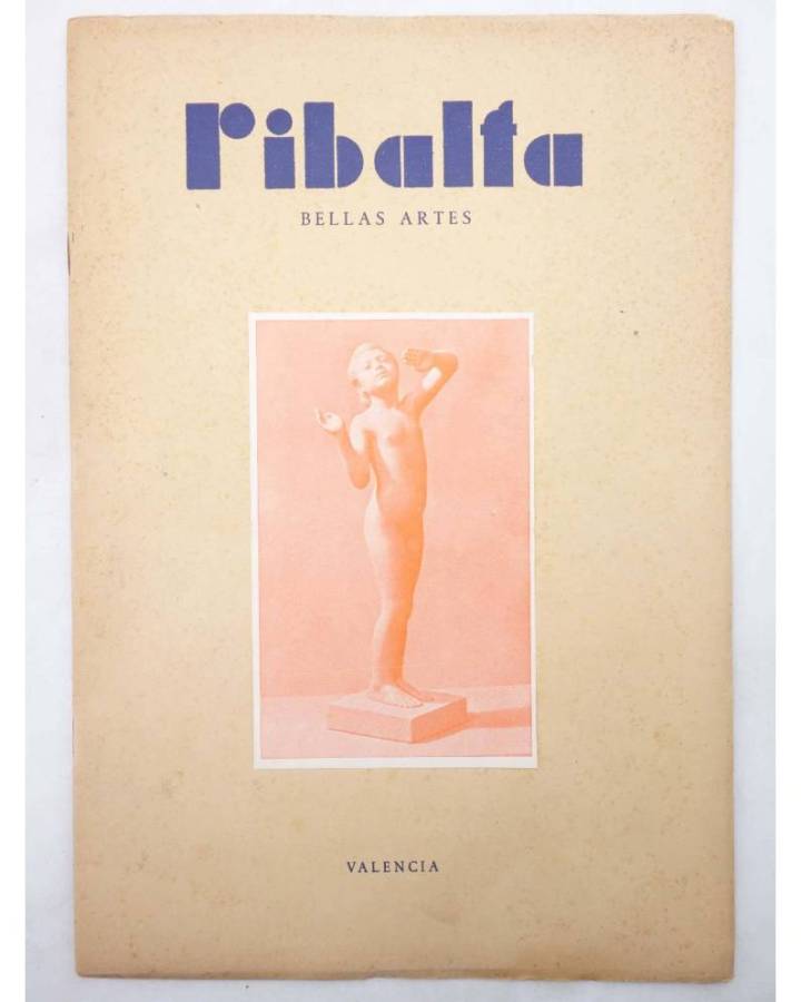 Cubierta de RIBALTA BELLAS ARTES 37. Valencia 1947