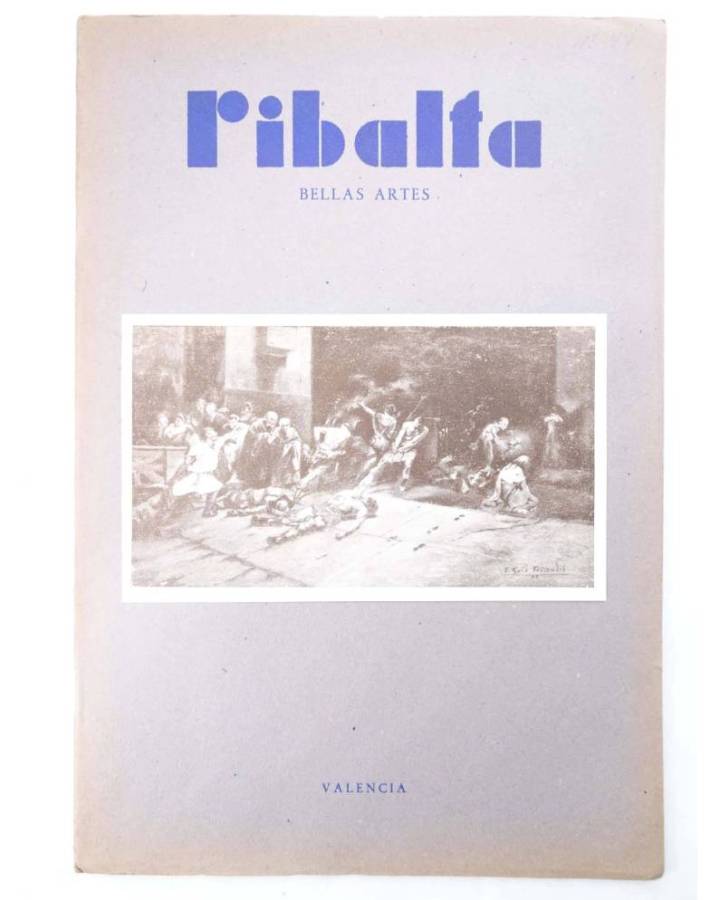 Cubierta de RIBALTA BELLAS ARTES 43-44. NUMERO DOBLE. Valencia 1947