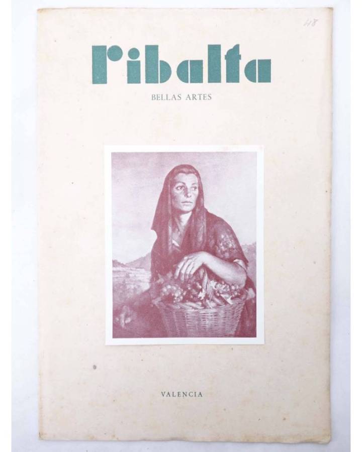 Cubierta de RIBALTA BELLAS ARTES 48. Valencia 1947