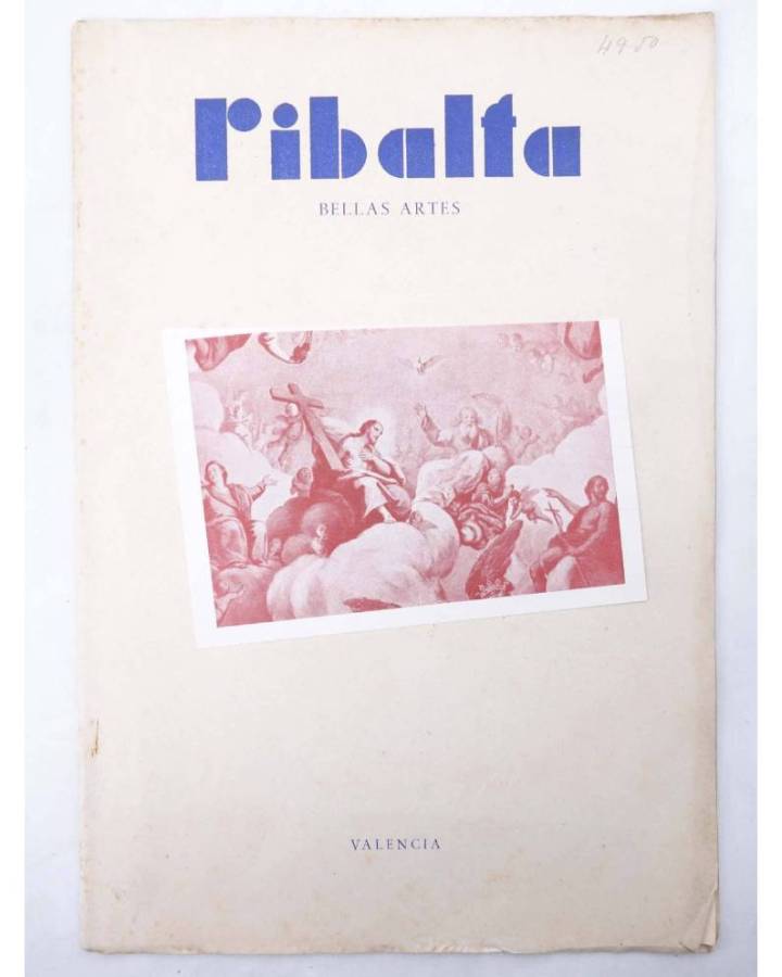 Cubierta de RIBALTA BELLAS ARTES 49-50. NUMERO DOBLE. Valencia 1948