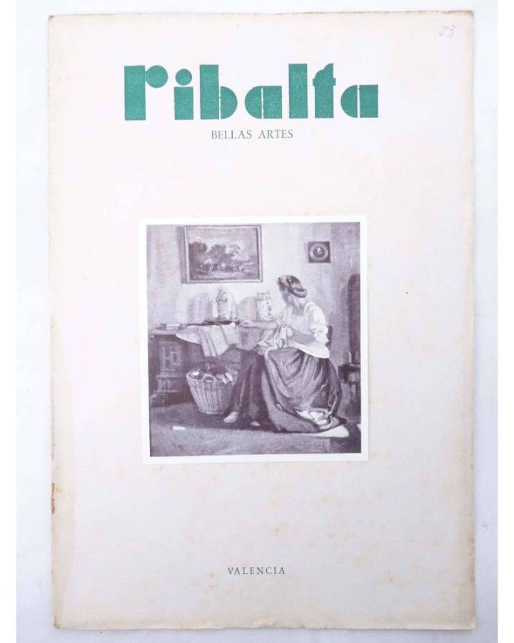 Cubierta de RIBALTA BELLAS ARTES 53. Valencia 1948