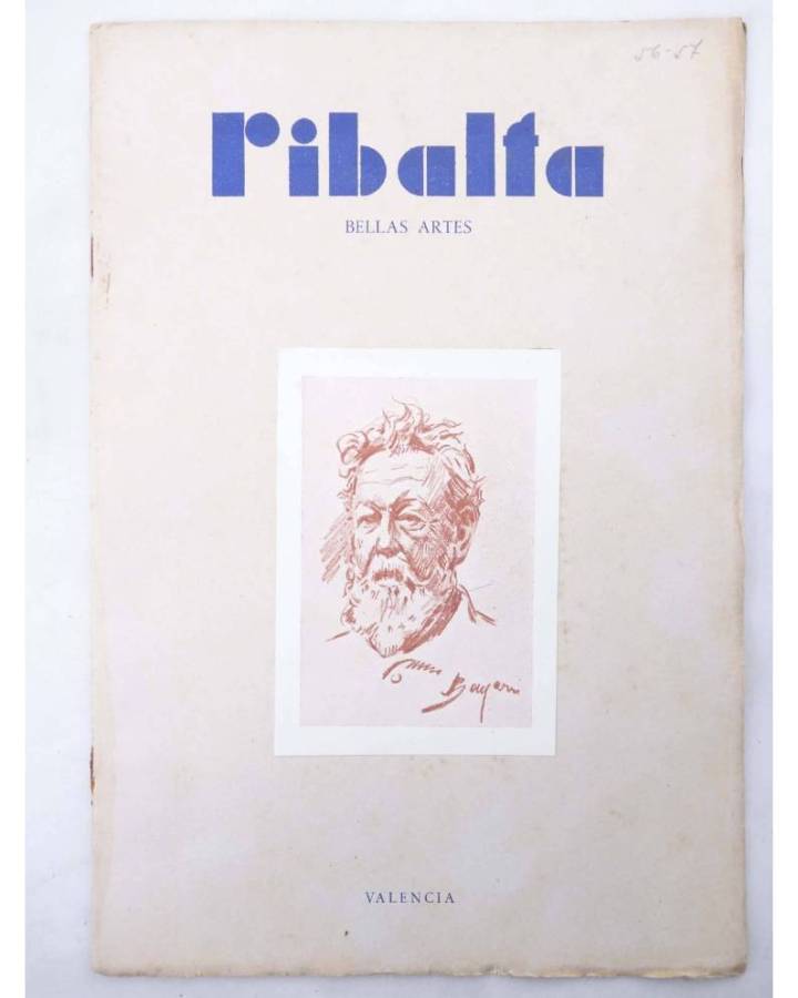 Cubierta de RIBALTA BELLAS ARTES 56-57. NUMERO DOBLE. Valencia 1948