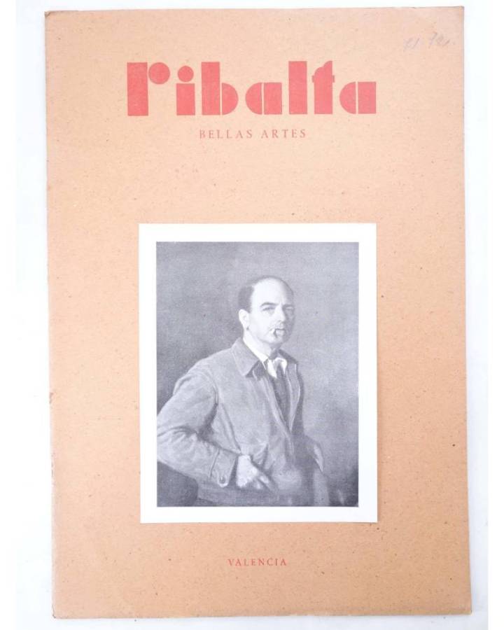 Cubierta de RIBALTA BELLAS ARTES 71-72. NUMERO DOBLE. Valencia 1949