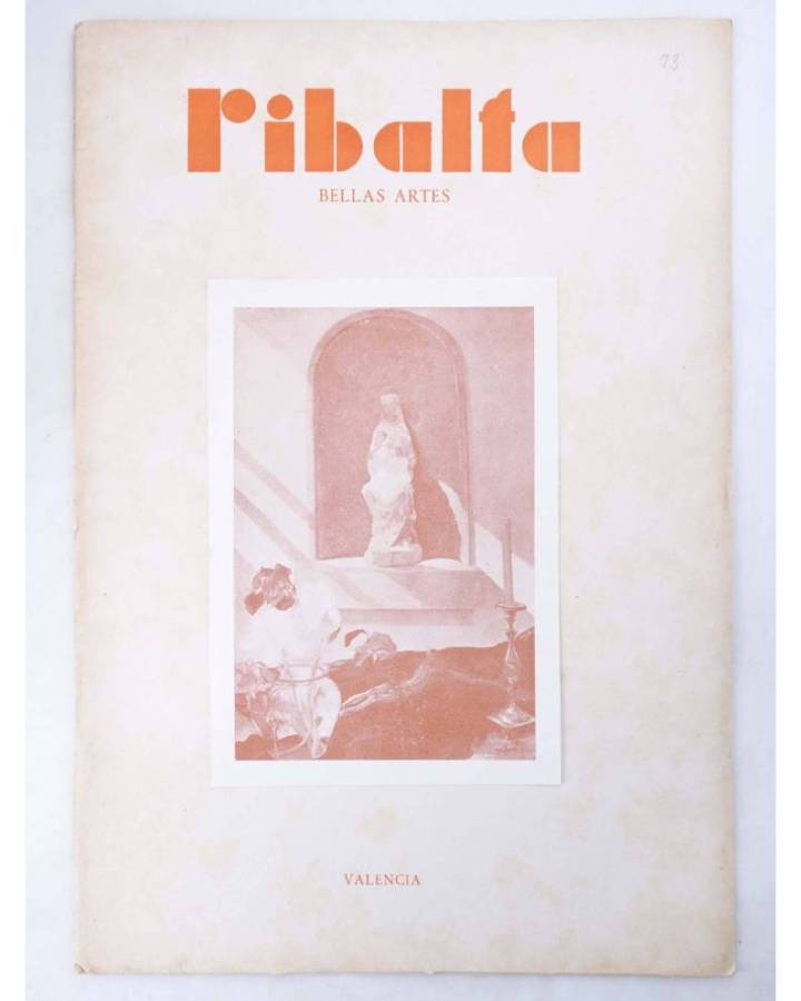 Cubierta de RIBALTA BELLAS ARTES 93. Valencia 1951